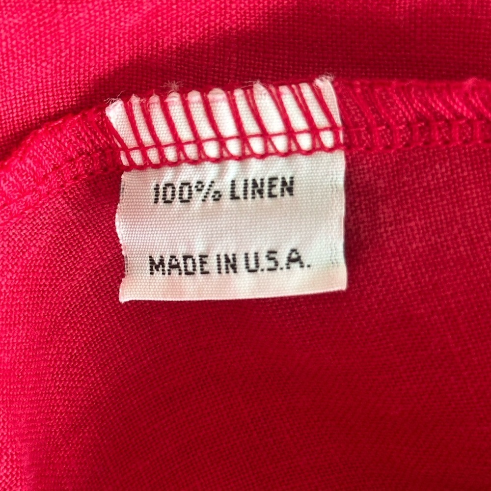 Bryn Walker | Lightweight Linen V-Neck Shift Dress, Size S - Picture 8 of 10